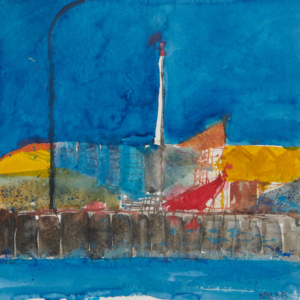 Saône Industrie - 40x40 Aquarell - 2013