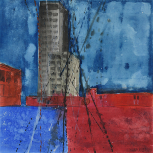 Leeuwarden - 40x40 Aquarell - 2021