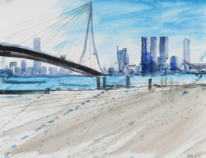 Rotterdam - 64x50 Aquarell - 2020