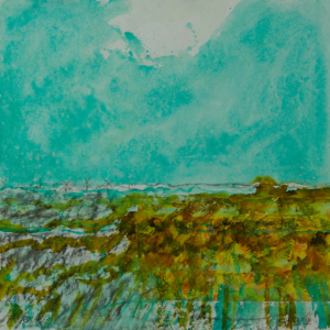 Flevoland - 40x40 Aquarell Graphit Collage - 2022